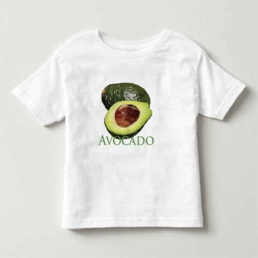 Avocado en Half Kinder Shirts (Voorkant)
