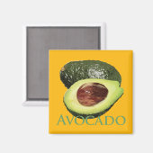 Avocado en Half Magneet (Voorkant / Achterkant)