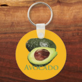 Avocado en Half Sleutelhanger (Voorkant)