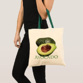 Avocado en Half Tote Bag (Voorkant (product))