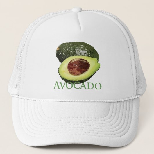 Avocado en Half Trucker Pet (Voorkant)