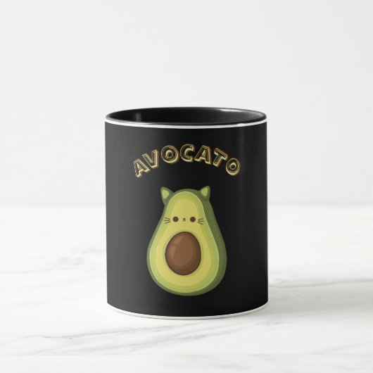 Avocado en kattenliefhebbers. AVOCATO-Mok Mok (Midden)