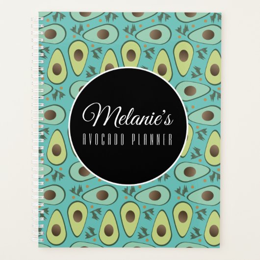 Avocado en Koriander Salade Patroon Planner (Voorkant)