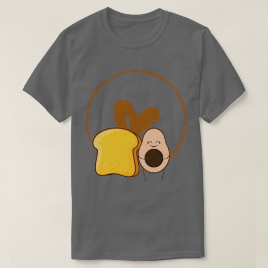 Avocado en Toast Classic TShirt (Design voorkant)
