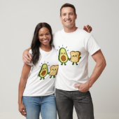 Avocado en toast vrienden t-shirt (Unisex)