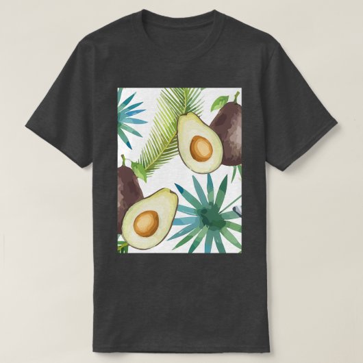 Avocado Exotic Illustration Wild Classic TShirt (Design voorkant)