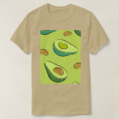 Avocado Exotic Ornament Design Classic TShirt (Design voorkant)