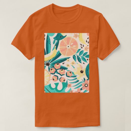 Avocado Exotic Pattern Style Classic TShirt (Design voorkant)