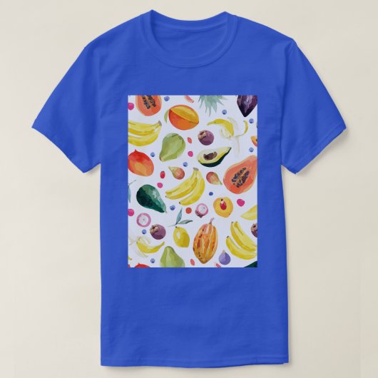 Avocado Exotic Style Tekening T-shirt (Design voorkant)