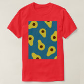 Avocado Exotic Subtle Leaves T-shirt (Design voorkant)