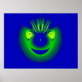 Avocado Face Poster (Voorkant)