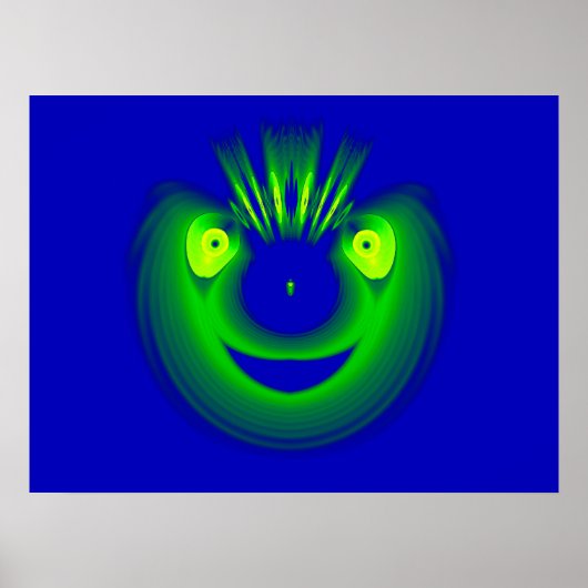 Avocado Face Poster (Voorkant)