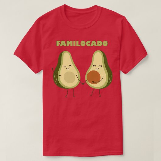 Avocado Fam Avocado Vegan Veggies die van advocate T-shirt (Design voorkant)