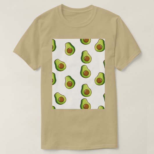 Avocado Fashionable Ormenpalm T-shirt (Design voorkant)