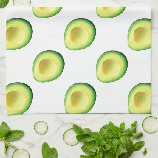 Avocado Fiesta Guacamole Green 4Flo Theedoek (Gevouwen)