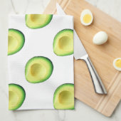 Avocado Fiesta Guacamole Green 4Flo Theedoek (Quarter Fold)