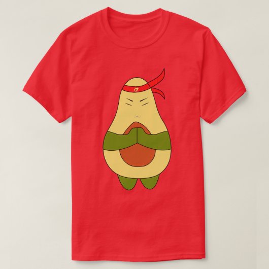 Avocado Fighting T-shirt (Design voorkant)