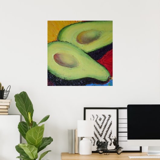 Avocado Fine Art Poster (Thuiskantoor)