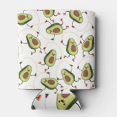 Avocado Fitness: Schattige  patroon Blikjeskoeler (Achterkant)