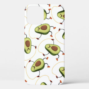 Avocado Fitness: Schattige patroon Case-Mate iPhone Case