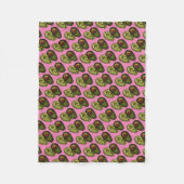 Avocado Fleece Blanket (Voorkant)