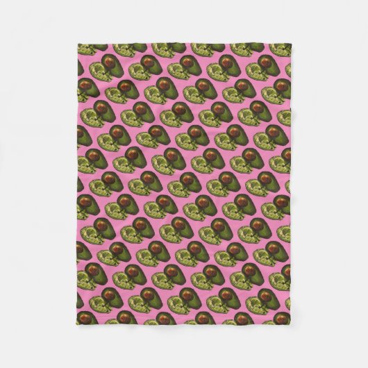 Avocado Fleece Blanket (Voorkant)