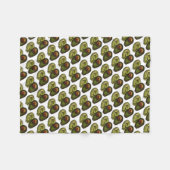 Avocado Fleece Blanket Deken (Voorkant (Horizontaal))