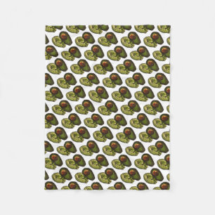 Avocado Fleece Blanket Deken