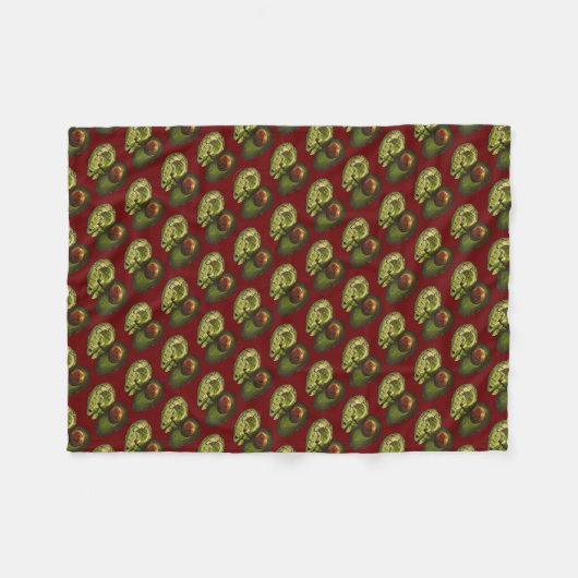 Avocado Fleece Blanket Deken (Voorkant (Horizontaal))