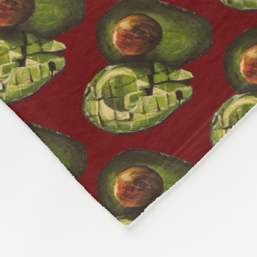 Avocado Fleece Blanket Deken (Hoek)