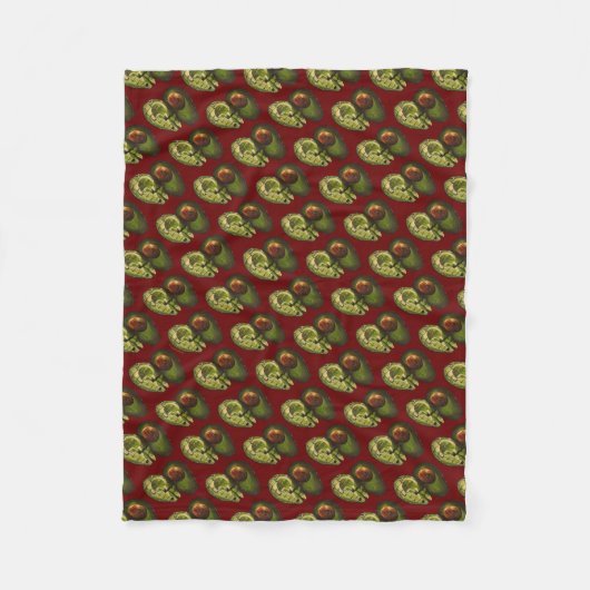 Avocado Fleece Blanket Deken (Voorkant)