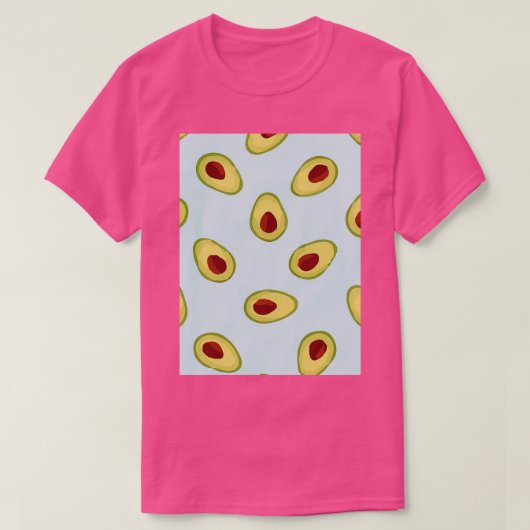 Avocado Flowres 2 T-shirt (Design voorkant)