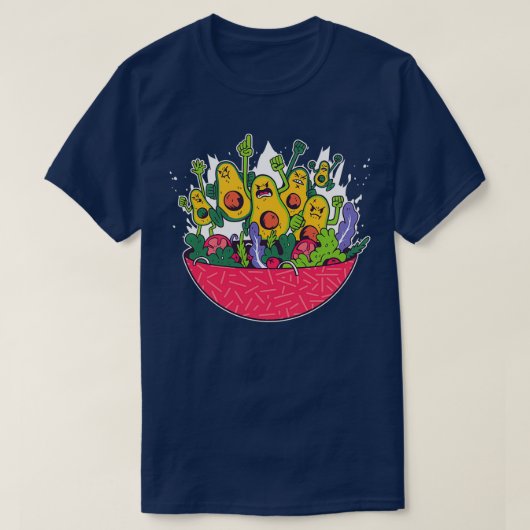 Avocado Foodies Classic TShirt (Design voorkant)