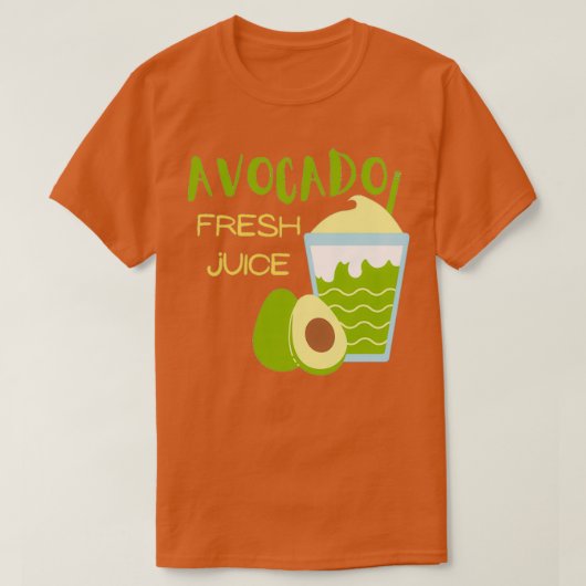 AVOCADO FRESH JUICE T-SHIRT (Design voorkant)