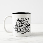 Avocado friends tweekleurige koffiemok (Links)