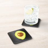 "Avocado Fruit" Cute Photo. Bestel nu Bier Onderzetter (Rechterzijde)