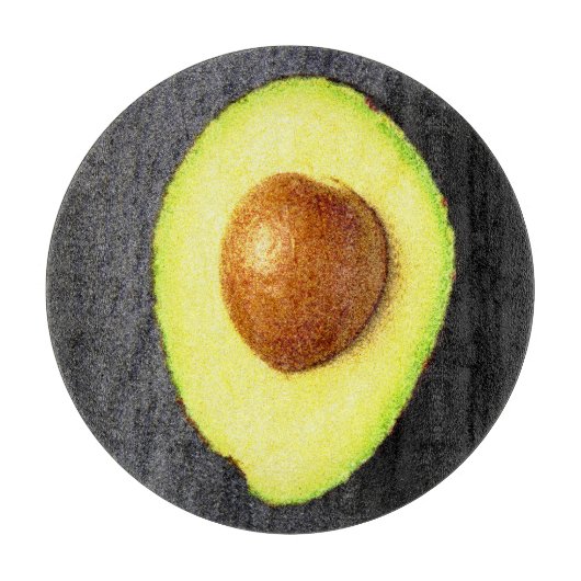 "Avocado Fruit" Cute Photo. Bestel nu Snijplank (Voorkant)