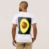 "Avocado Fruit" Cute Photo. Bestel nu T-shirt (Achterkant volledig)