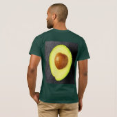 "Avocado Fruit" Cute Photo. Bestel nu T-shirt (Achterkant volledig)