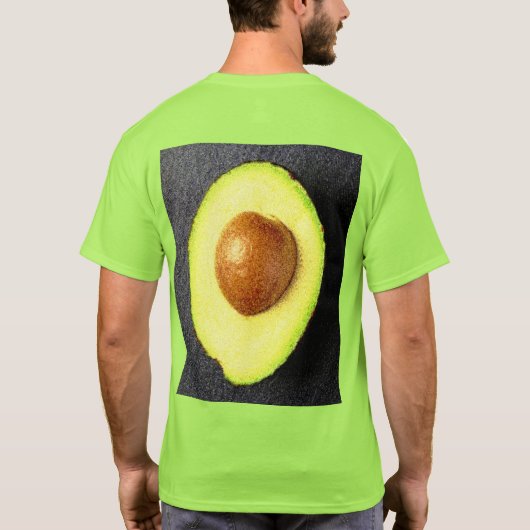 "Avocado Fruit" Cute Photo. Bestel nu T-shirt (Achterkant)