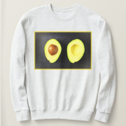 "Avocado Fruit" Cute Photo. Bestel nu Trui (Design voorkant)