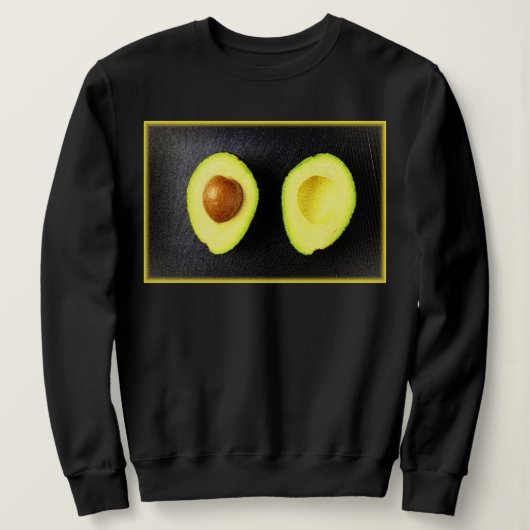"Avocado Fruit" Cute Photo. Bestel nu Trui (Design voorkant)