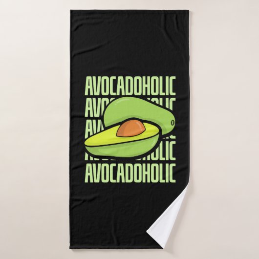 Avocado Fruit Food Badhanddoek (Badhanddoek)
