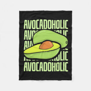 Avocado Fruit Food Fleece Deken