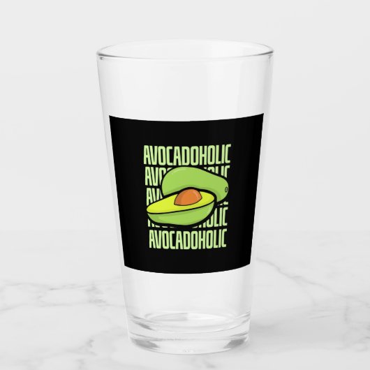 Avocado Fruit Food Glas (Voorkant)