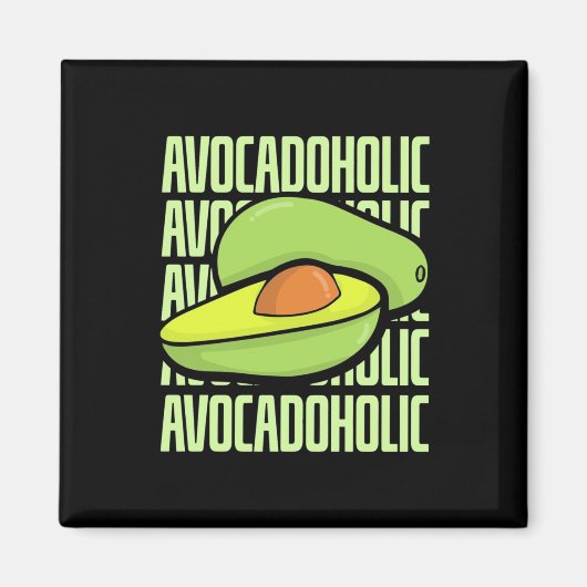 Avocado Fruit Food Magneet (Voorkant)