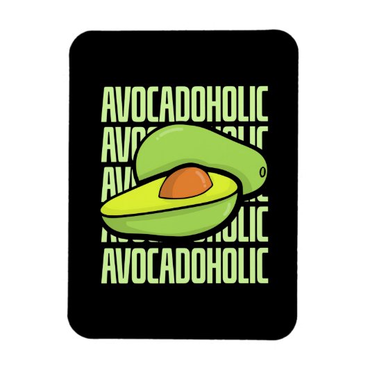 Avocado Fruit Food Magneet (Verticaal)