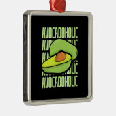 Avocado Fruit Food Metalen Ornament (Rechts)