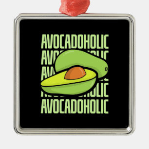Avocado Fruit Food Metalen Ornament