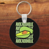 Avocado Fruit Food Sleutelhanger (Voorkant)